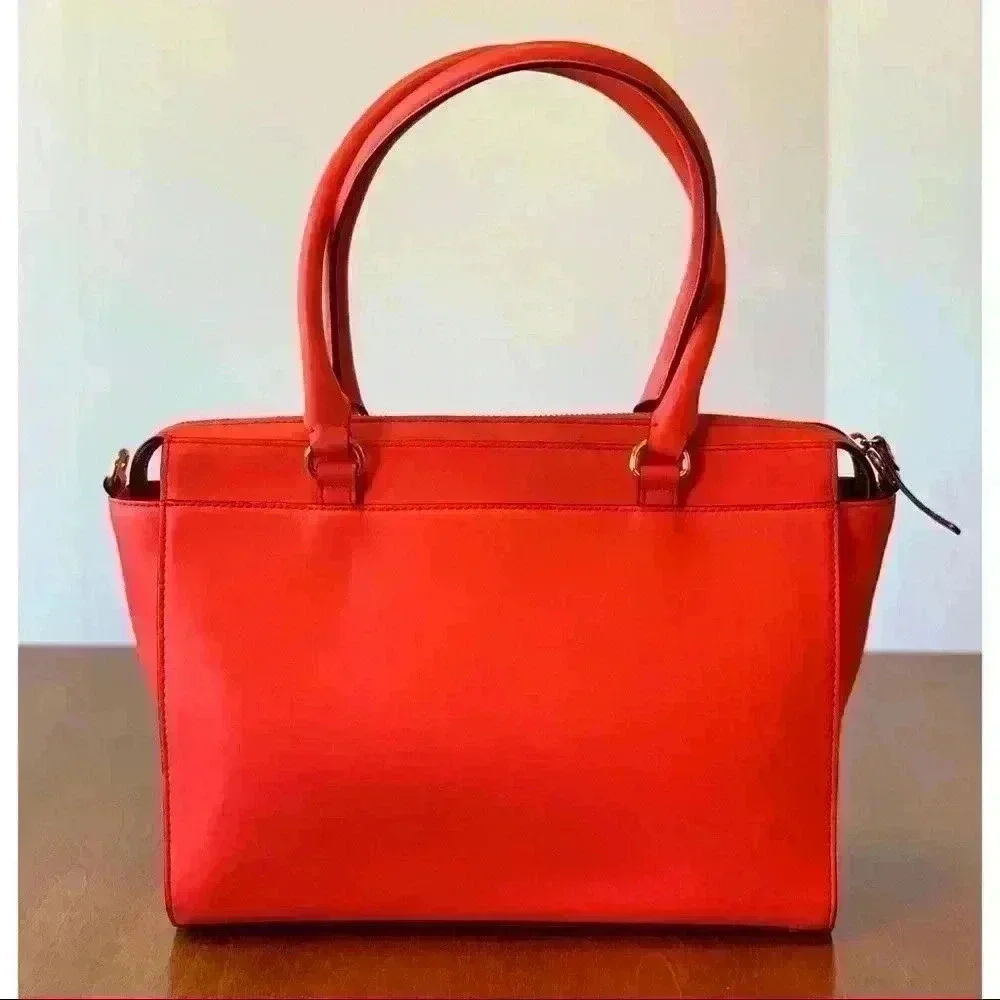 KATE SPADE Bright Coral Geranium Tote